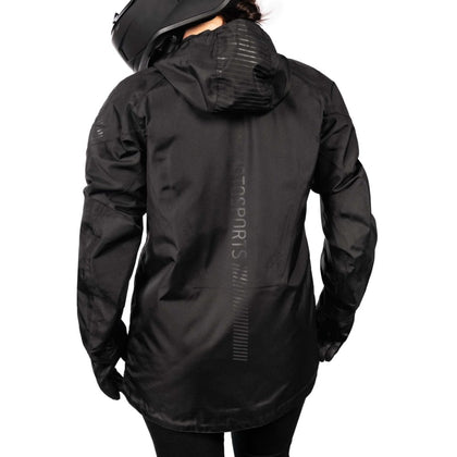Women's PDX3 Jacket Black: Raised on the rain-soaked streets of Portland, the ICON design team knows a few things about wet w