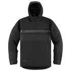 Women's PDX3 Jacket Black: Raised on the rain-soaked streets of Portland, the ICON design team knows a few things about wet w