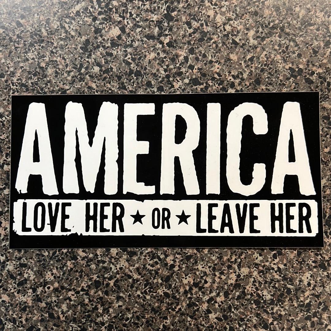 America Love Her or Leave Her
