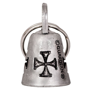 Cross Legend Bell: Description
Iron Cross Guardian Bell -Protects bikers from evil road spirits and demons! A completely lead
