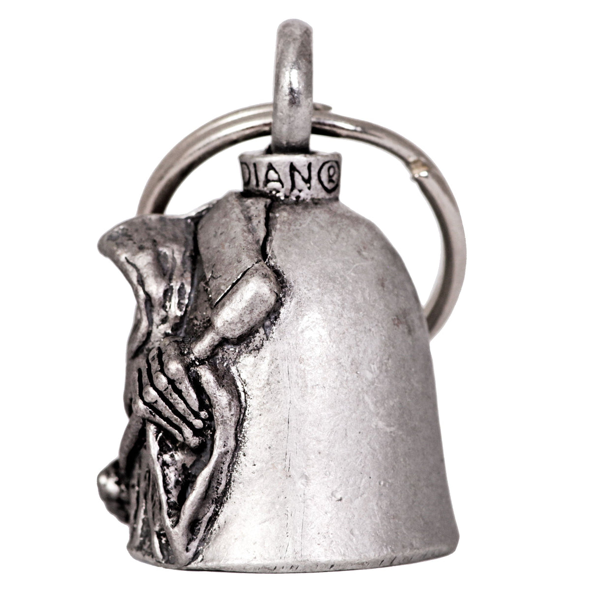 Grim Reaper Guardian Bell: Description
Grim Reaper Guardian Bell -Protects bikers from evil road spirits and demons! A comple