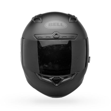 Qualifier DLX Helmet Blackout: Out of the shadows a dark figure appears … The Qualifier DLX Blackout is all business