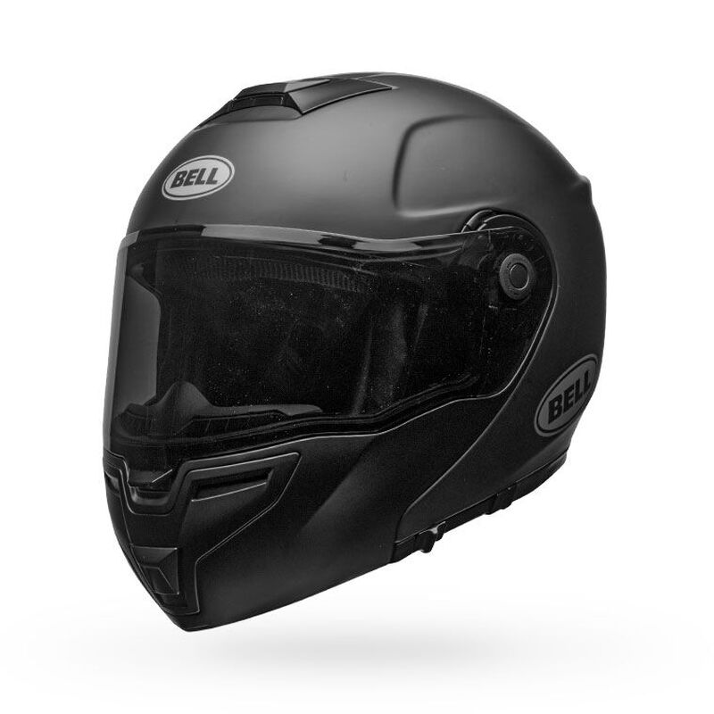 bell full face helmet detachable Bell SRT Matte Black Modular Helmet