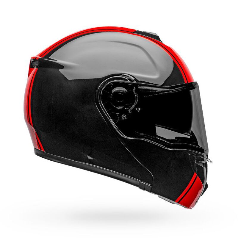 Bell SRT Modular Helmet – Ribbon Gloss Red – Eagle Leather
