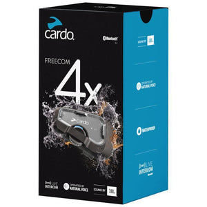 FREECOM 4X BLUETOOTH HEADSET SINGLE: Cardo Freecom 4X Headset
At the top of Cardo’s Freecom range sits the Freecom 4X