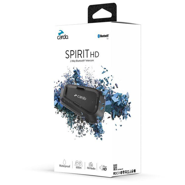 Cardo Spirit HD Single Headset - Eagle Leather