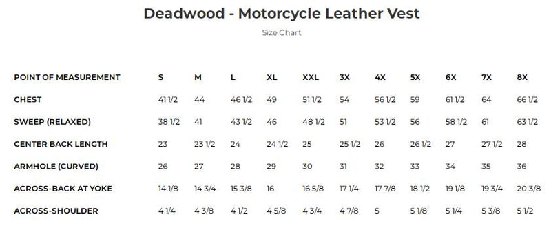 Deadwood Leather Vest