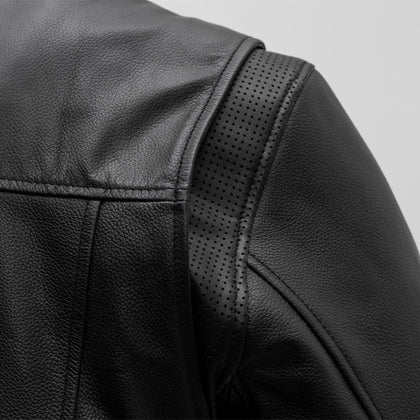 Eagle Rocky Leather Jacket: Simple and clean, the Rocky jacket is a lightweight cowhide jacket with a center zipper and bande