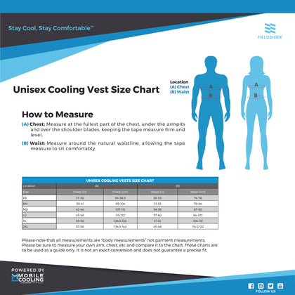 Mobile Cooling Vest: Fieldsheer® Mobile Cooling® technology delivers quick, water activated cooling performance without sacri