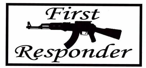 First Responder: 3" x 7" Sticker