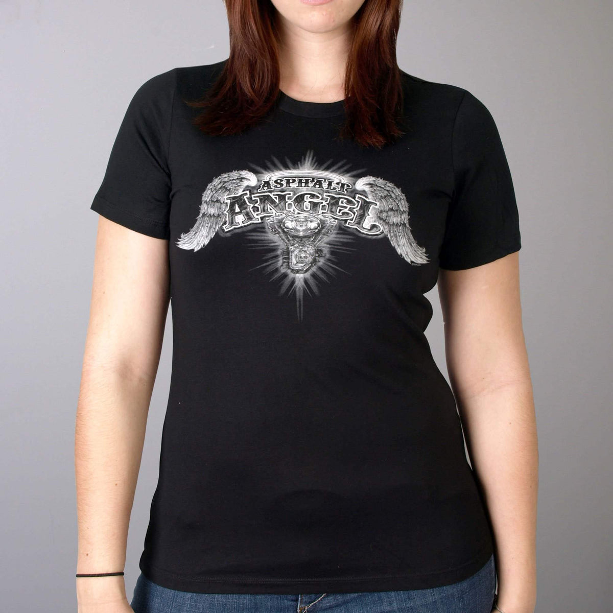 Asphalt Angel T-Shirt: Description
Asphalt Angel Double Sided Full Cut