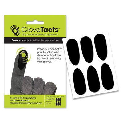 GloveTacts Conductive Stickers - Black - Eagle Leather