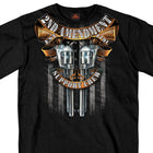 Men's Long Sleeve Crossed Pistols Shirt: Description:Mens 'Crossed Pistols' Black Long Sleeve ShirtThis front and back printe