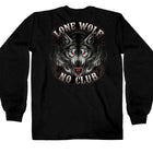 Men's Long Sleeve Shirt Lone Wolf: Features:-• 100% Heavyweight Cotton• Lone Wolf printed on Front & Back side• Proudly P