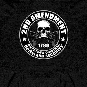 Men's 2nd Amendment Pullover: Features:

11 Ounce Heavyweight
70% Cotton 30% Polyester
2nd Amendment Print
Screen printed on 