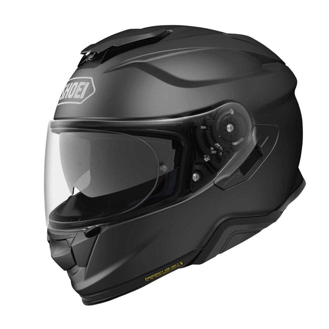 shoei elite series helmet Shoei GT-Air II Full Face Helmet – Matte Black – Eagle Leather