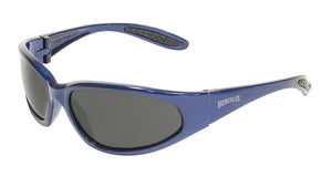 Hercules 1 Blue Frame Smoke Lens: The Global Vision Hercules 1 Blue SM Safety Glasses are stylish safety glasses with shatter