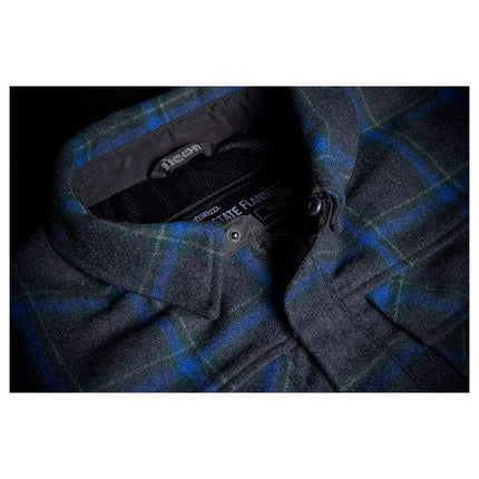 Upstate Flannel Jacket Blue - Eagle Leather