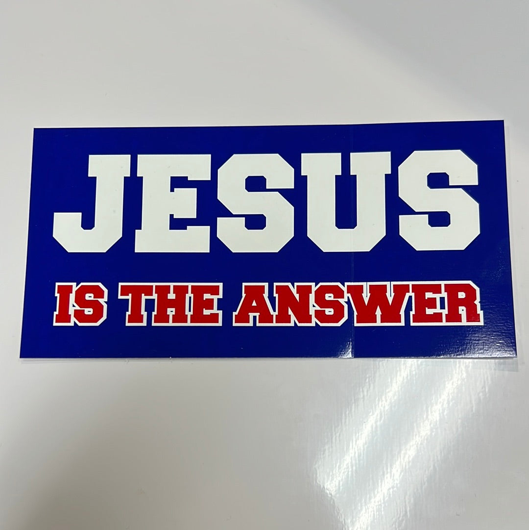Jesus Is The Answer - Eagle Leather