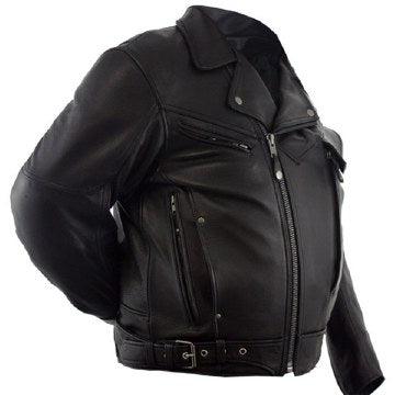 Eagle Leather Men's Utility Pocket Jacket - Black - Eagle Leather