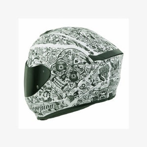 EXO-R420 Helmet Shake: Description
EXO-R420 Shake White
The leading full-face dot/snell approved helmet