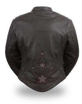 Eagle Leather Women's Breakout Star Jacket - Black - Eagle Leather