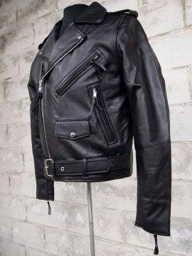 Eagle Leather Men's Superstar Motorcycle Jacket - Black - Eagle Leather