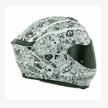EXO-R420 Helmet Shake: Description
EXO-R420 Shake White
The leading full-face dot/snell approved helmet