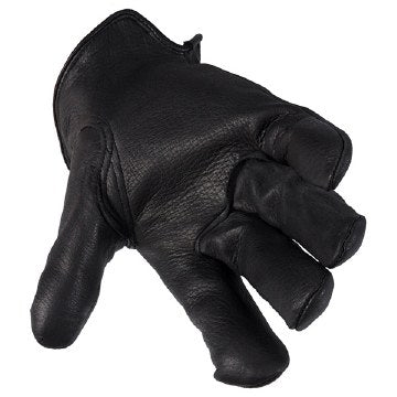 Men`s Full Grain Black Deerskin Gloves Lined 40 Gram 3M THINSULATE{SMALL}