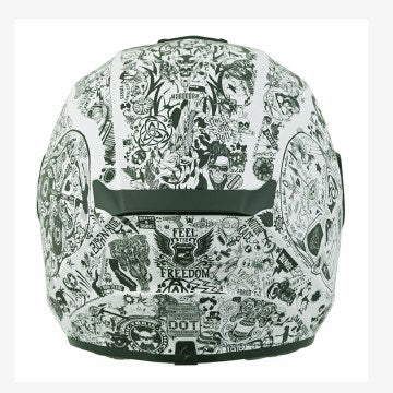 EXO-R420 Helmet Shake: Description
EXO-R420 Shake White
The leading full-face dot/snell approved helmet