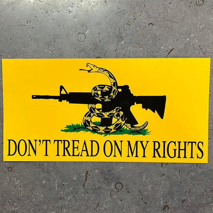 Don't Tread on Rights - Eagle Leather