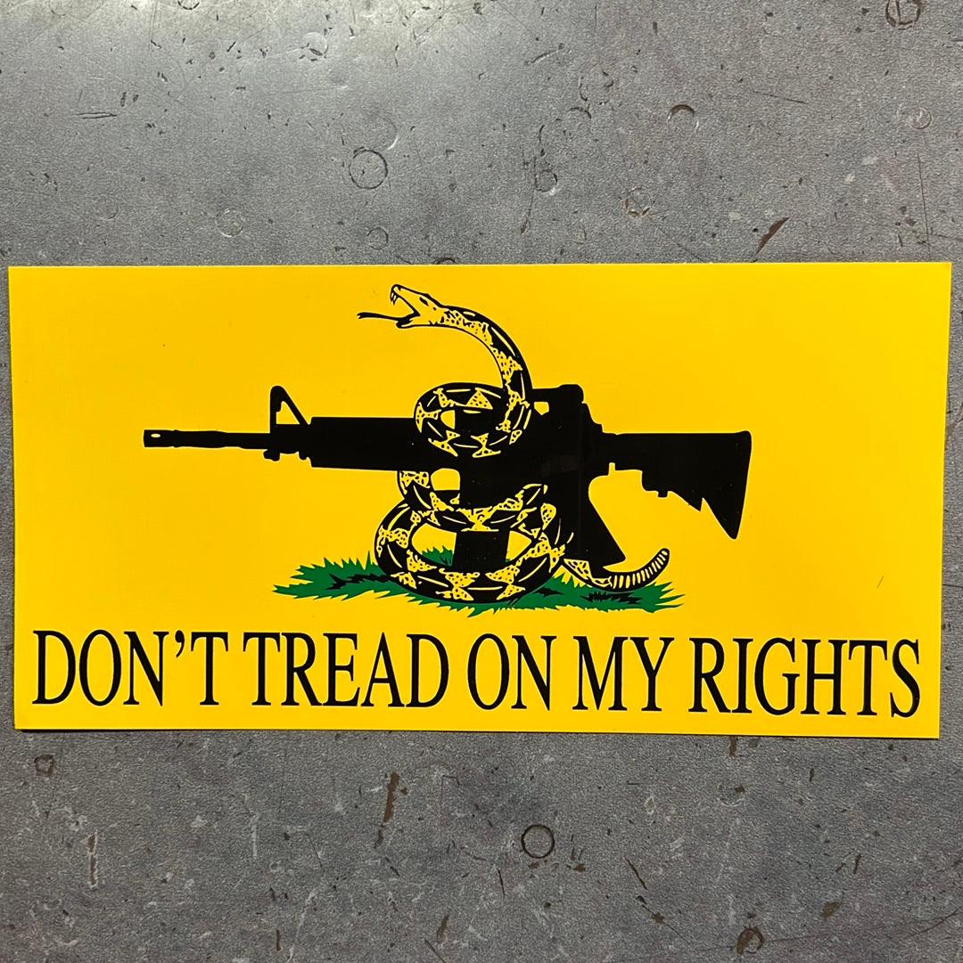 Don't Tread on Rights - Eagle Leather