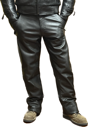 Mens Slasher Leather Overpants