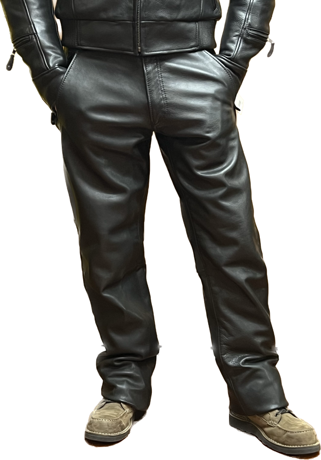 Mens Slasher Leather Overpants