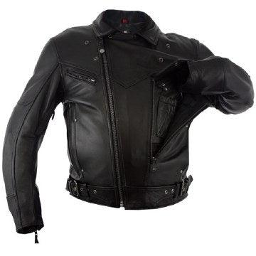 Eagle Leather Men's Utility Pocket Jacket - Black - Eagle Leather