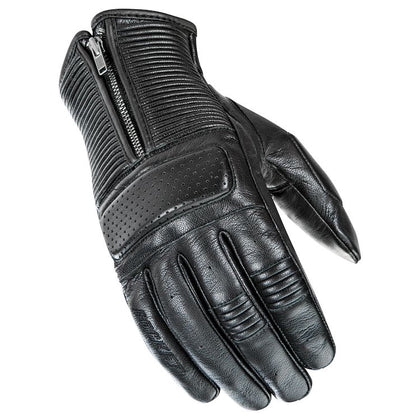 Cafe Racer Glove Black: Nappa LeatherNot only has the Cafe Racer glove captured that classic “rocker” style, it’s impressive 