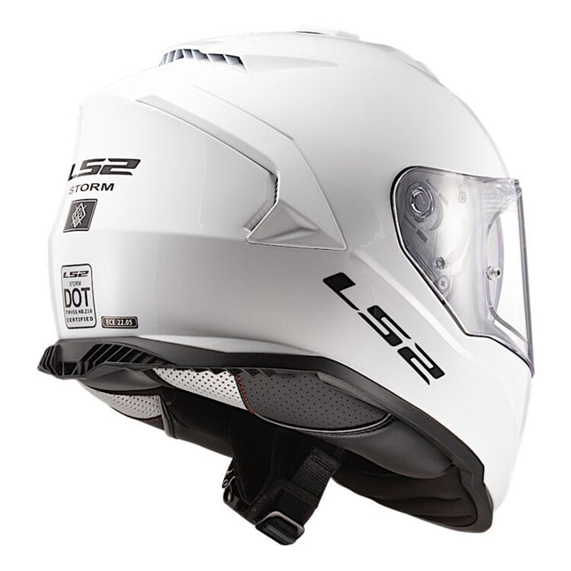 LS2 Assault Full Face Helmet – Gloss White – Eagle Leather LS2 Assault Full Face Helmet – Gloss White – Eagle Leather