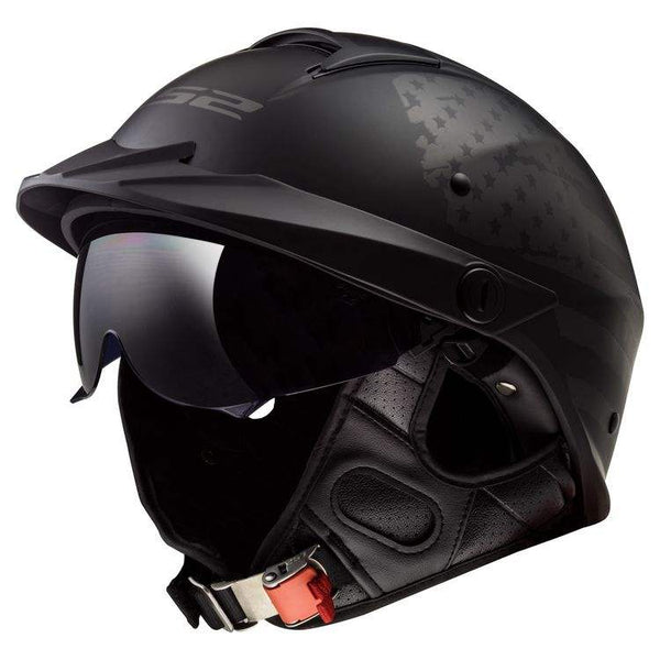 LS2 Rebellion Helmet - Matte Black
