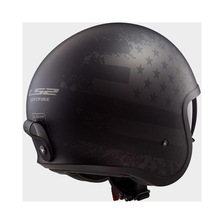 ls2 3 4 helmet Black Flag 3/4 Motorcycle – Eagle Leather The helmet comes equipped oversized Hello Kitty green Style:9855FB Aaron20251111