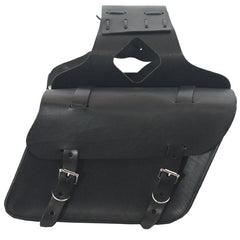 Small Slant Saddlebag 44S Black: Small Palin Slanted Saddle Bags Made in the USA