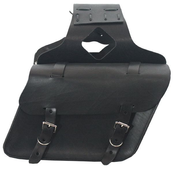 Small Slant Saddlebag 44S Black: Small Palin Slanted Saddle Bags Made in the USA