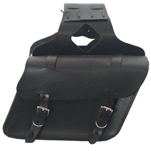 Small Slant Saddlebag 44S Black: Small Palin Slanted Saddle Bags Made in the USA