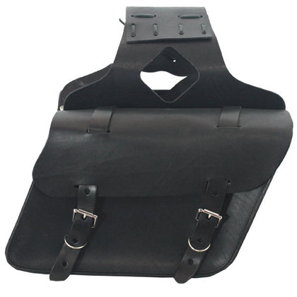 Small Slant Saddlebag 44S Black: Small Palin Slanted Saddle Bags Made in the USA