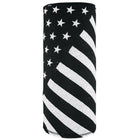 Motley Tube Black & White Flag: The ZANheadgear® SportFlex™ Series Motley Tube® is a versatile all-in-one headgear constructe