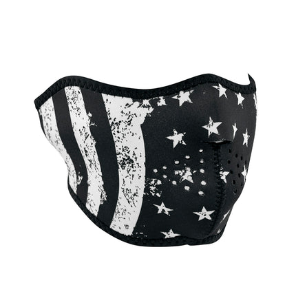 Zan® Half Mask Neoprene White Flag