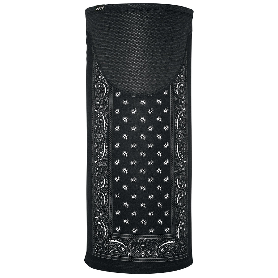 Tube Windproof Black Paisley: The ZANheadgear® SportFlex™ Series Windproof Tube is a versatile all-in-one headgear item const