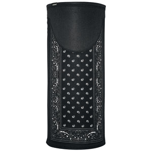 Tube Windproof Black Paisley: The ZANheadgear® SportFlex™ Series Windproof Tube is a versatile all-in-one headgear item const