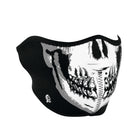 Half Mask Neoprene Skull Face: The ZAN Headgear Neoprene Half Face Mask features full coverage of the nose, chin, and cheeks 
