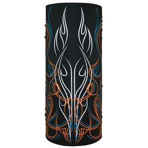 Motley Tube Pinstripe Flame: Made from breathable, moisture wicking polyester, the ZANheadgear Motley Tube is comfortable to 