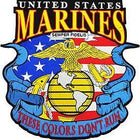 Patch USMC These Colors Large